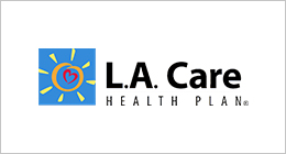 A logo of l. A. Cares health plan